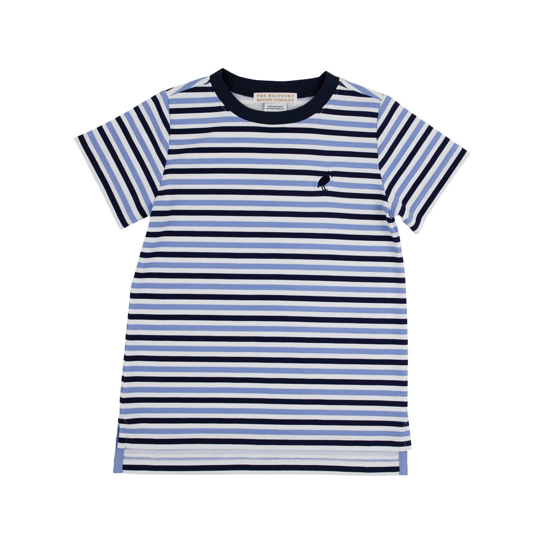 Carter Crewneck - Nantucket Navy Stripe