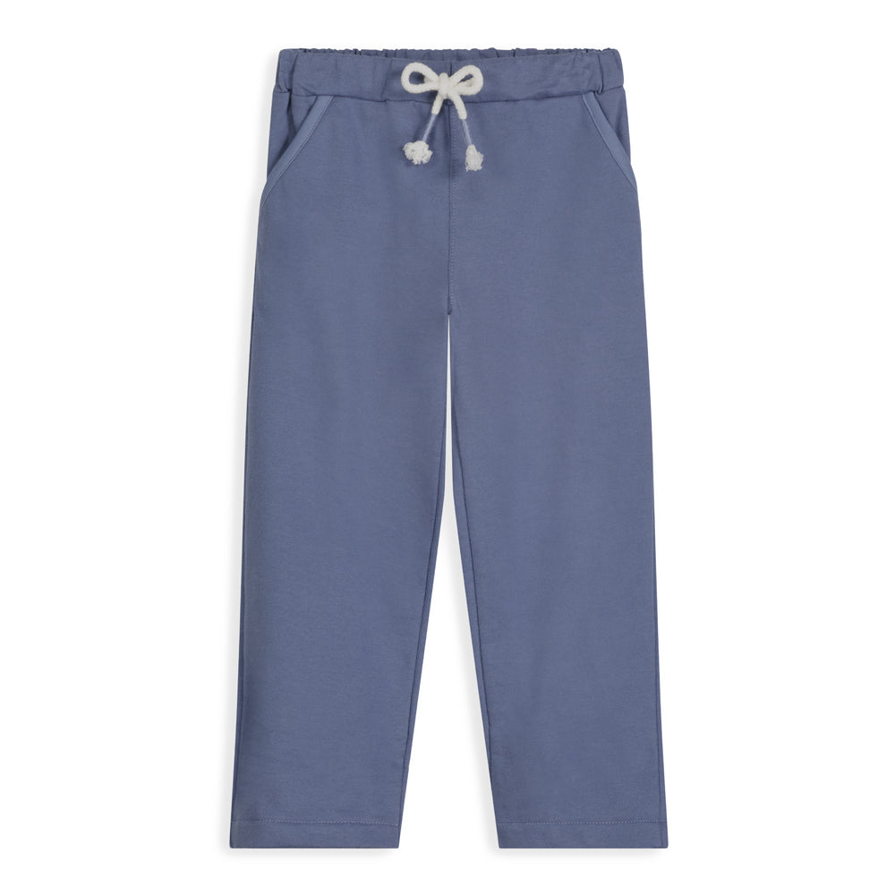 Chase French Terry Pant-Steel Blue