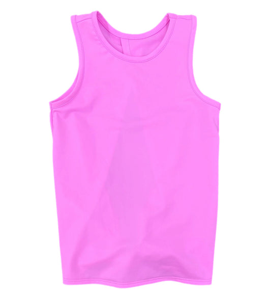 Tie Back Athleisure Top-Cotton Candy Pink