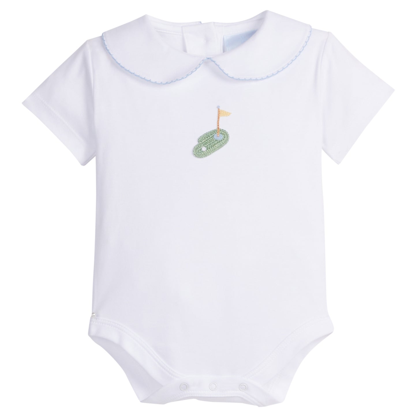 Crochet Peter Pan Onesie - Golf