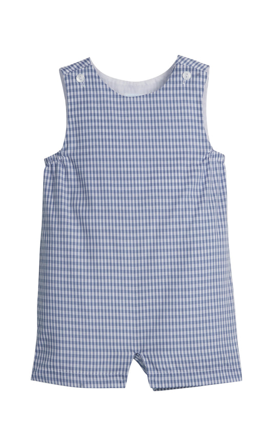 Campbell Shortall & Shirt-Grey Blue Gingham