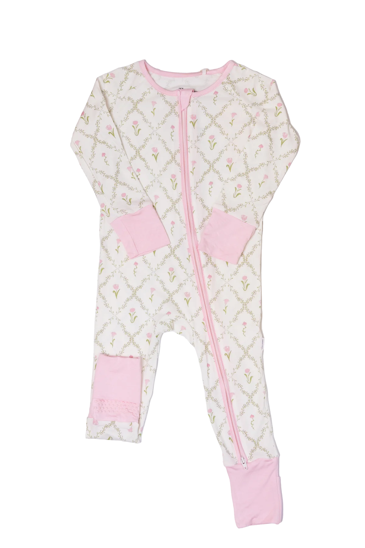 Flower Trellis - Sleep Romper zip