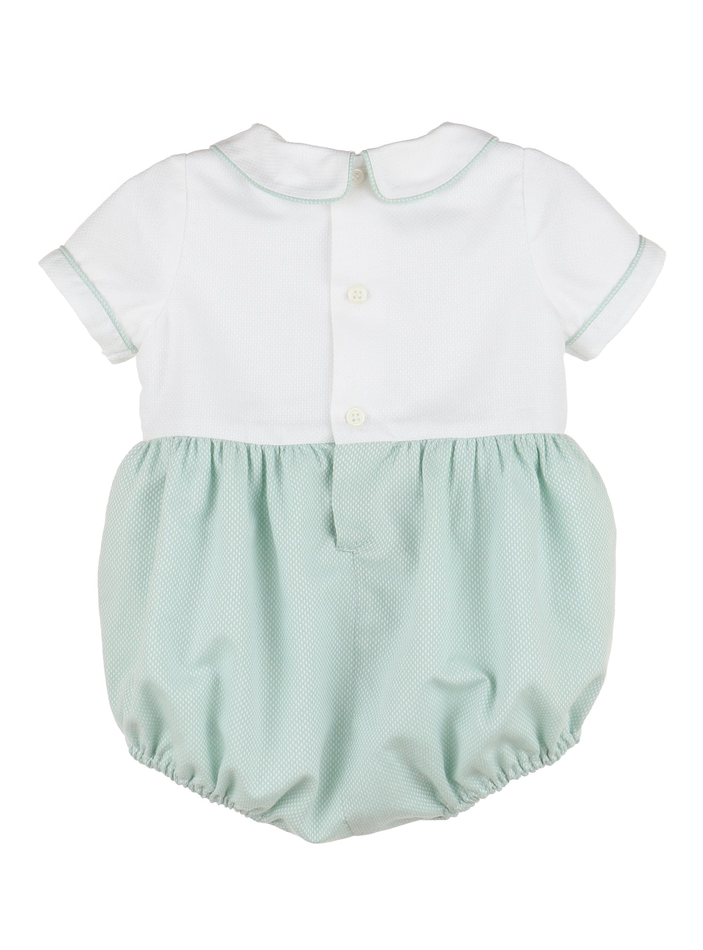 Duotone Smock Boy Bubble - Aqua