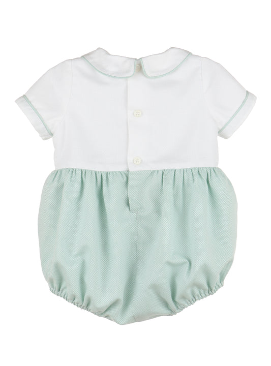 Duotone Smock Boy Bubble - Aqua