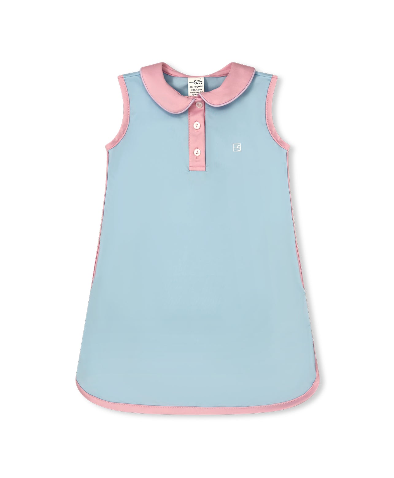 Presley Dress - Cotton Candy Blue, Cotton Candy Pink