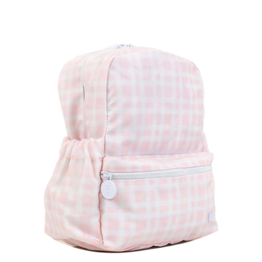 MINI BACKER - PIMLICO PLAID PINK BACKPACK