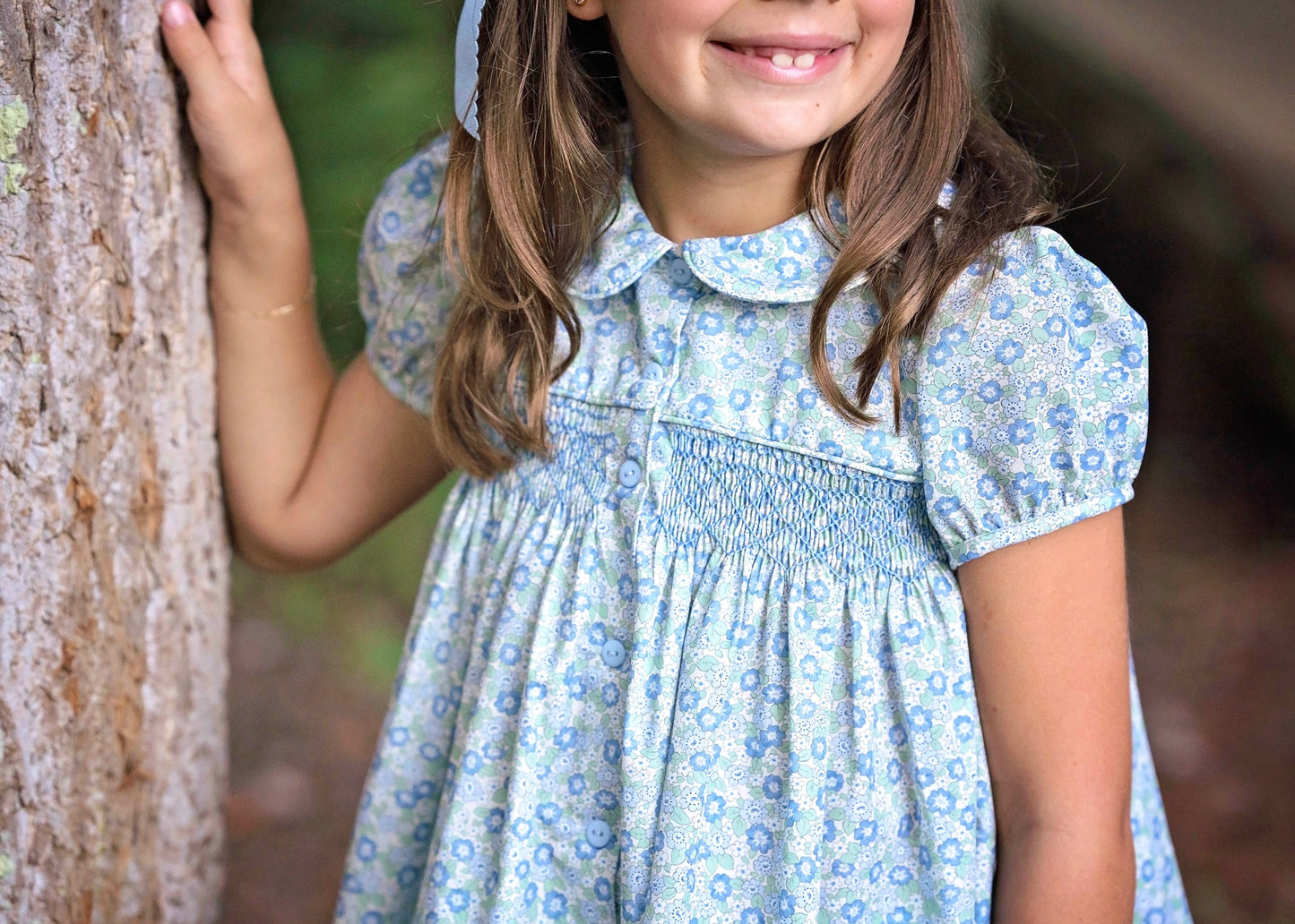 Smocked Dress, Ella Floral