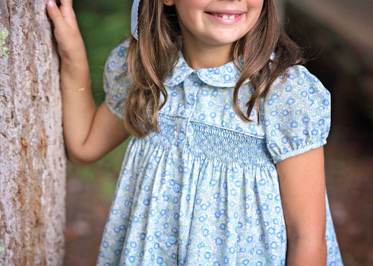 Smocked Dress, Ella Floral