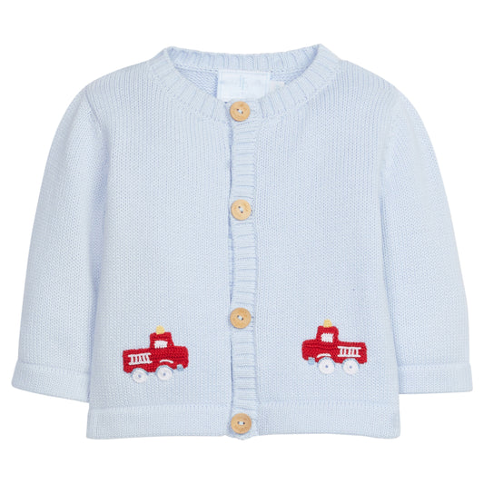 Crochet Sweater - Fire Truck