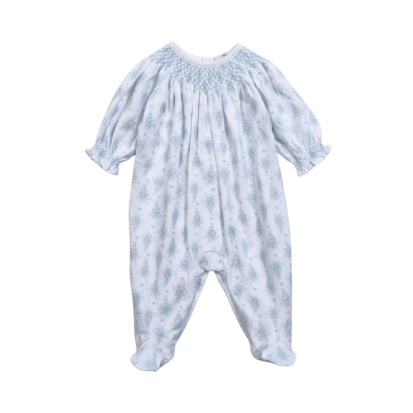 Lovely Pima Hand Smocked Bishop Footie