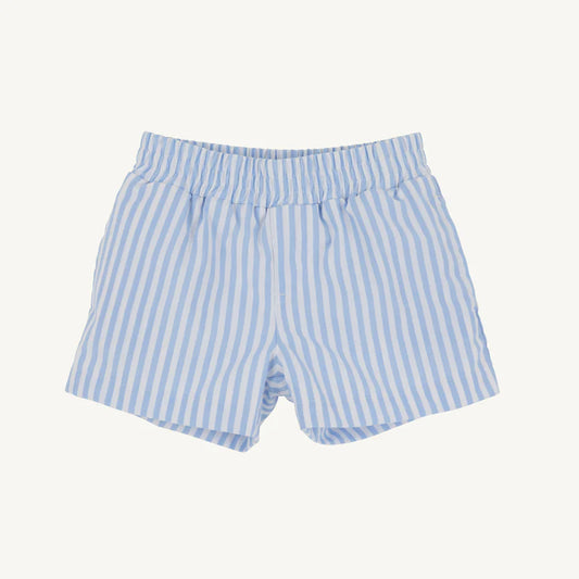 Sheffield Shorts - Beale Street Blue Stripe/Grace Bay Green