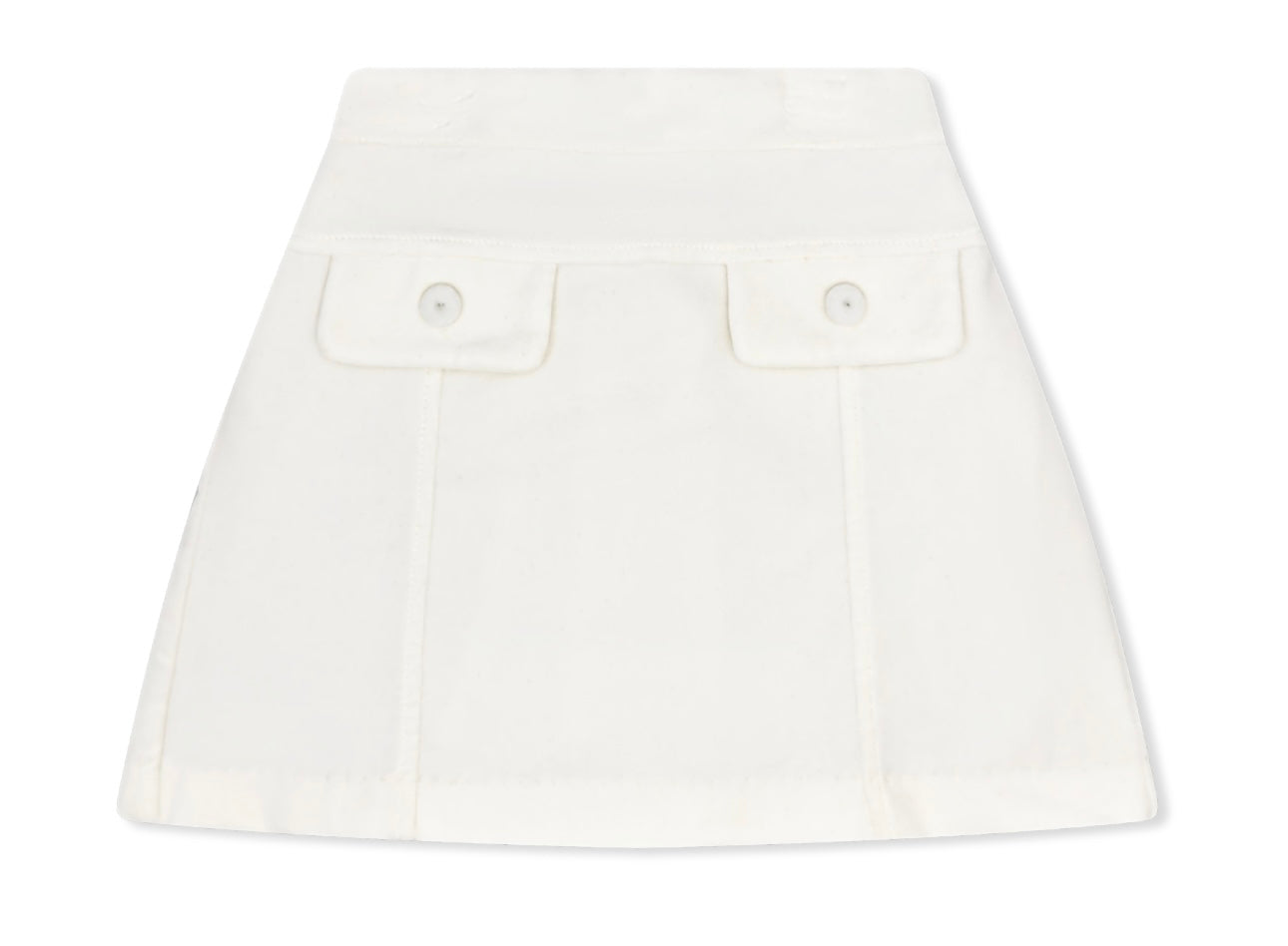 Claire Skirt - Winter White Velvet