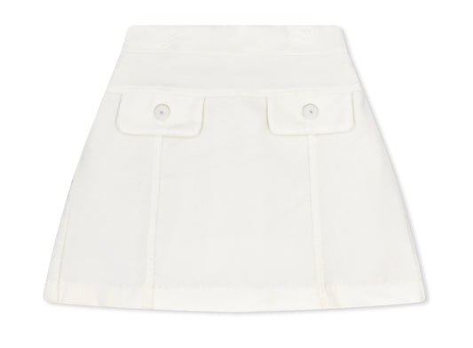 Claire Skirt - Winter White Velvet