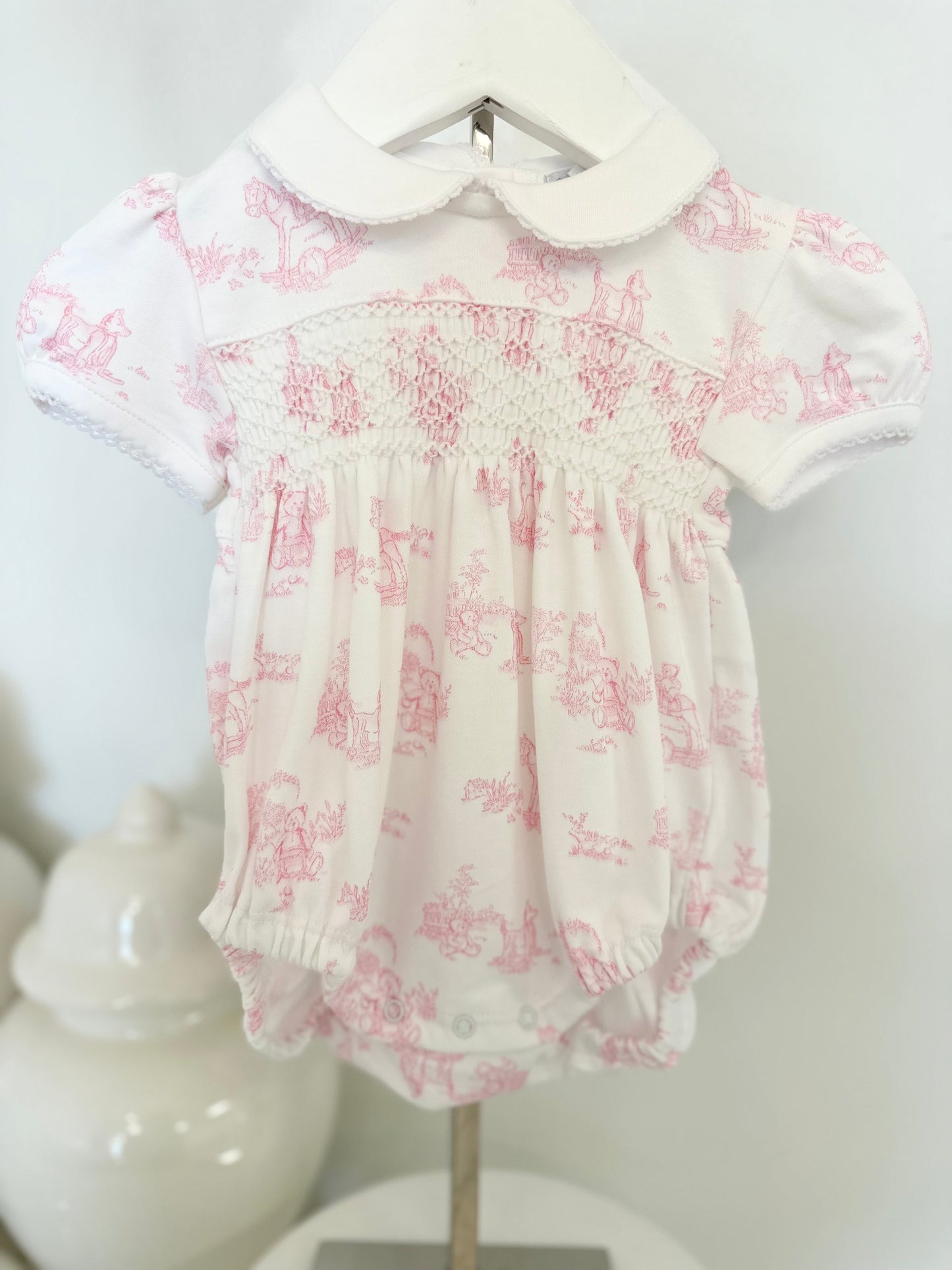 Pink Toile Bubble