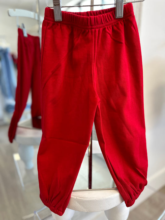 Luigi-Red Elastic Bottom Bloomer Pants