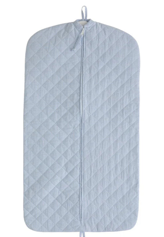 Quilted Luggage Garment-Light Blue