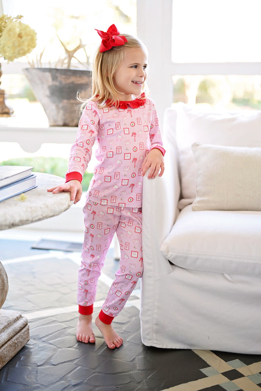 Girls 2 PC Jammies-Letters to Santa