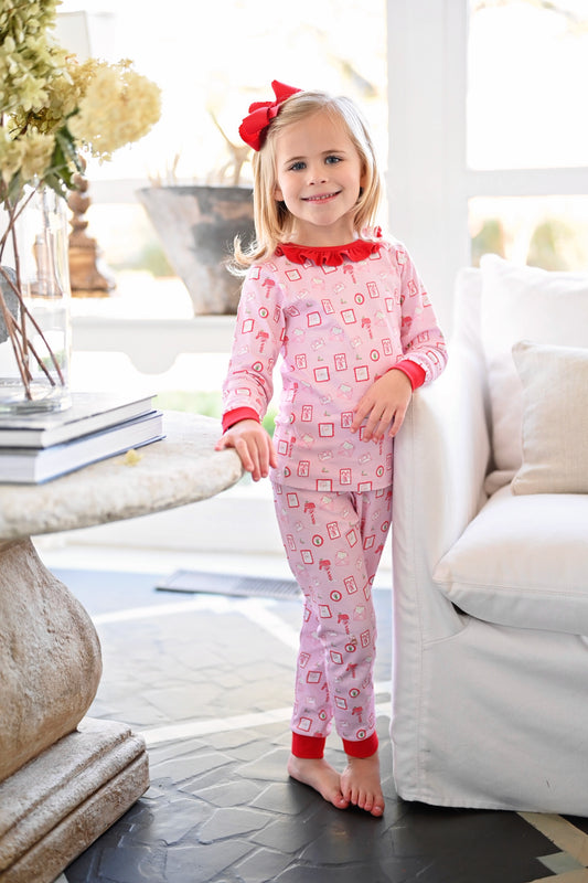 Girls 2 PC Jammies-Letters to Santa