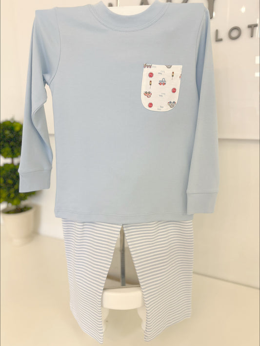 Boys-Beep Pocket Pant Set