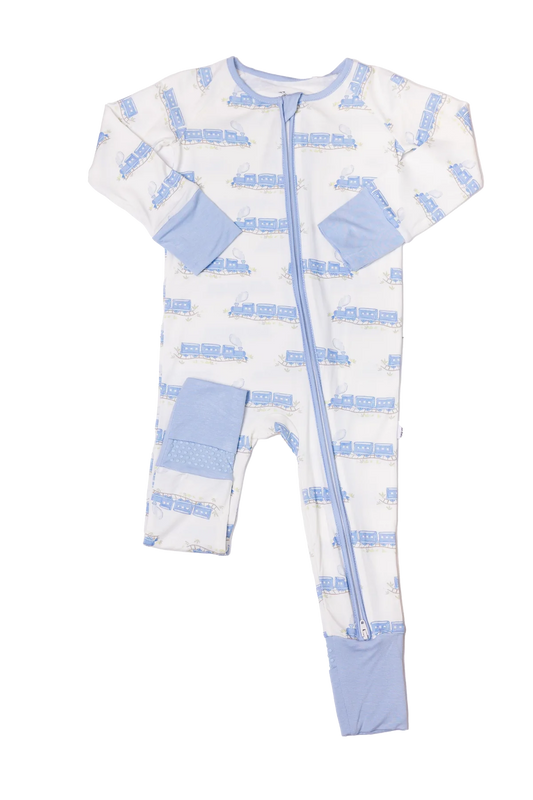 Train - Sleep Romper zip