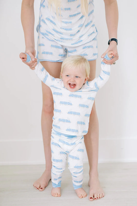 Pajama Set 2 Piece - Train