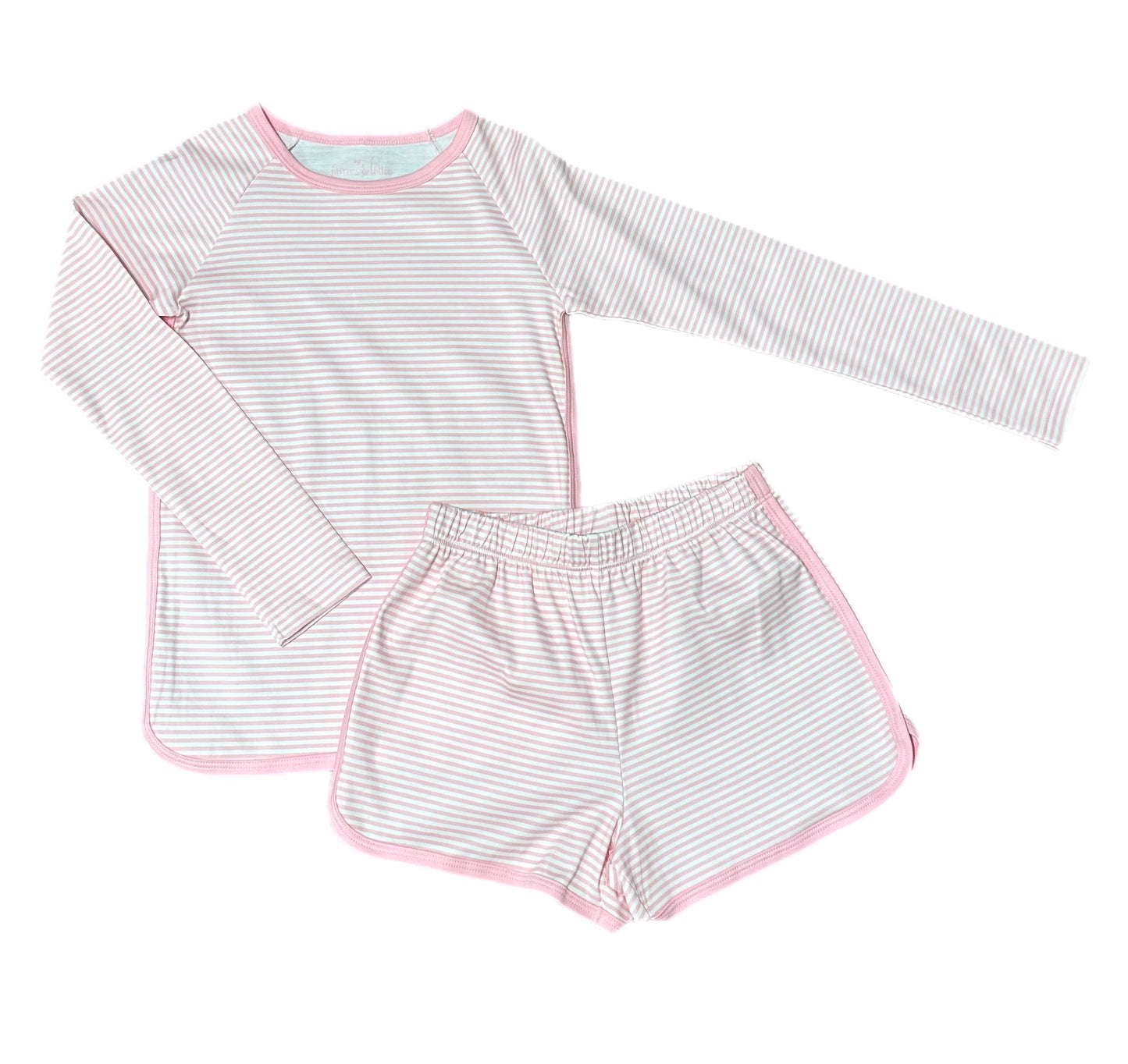 Stripe Lounge Set - Pink