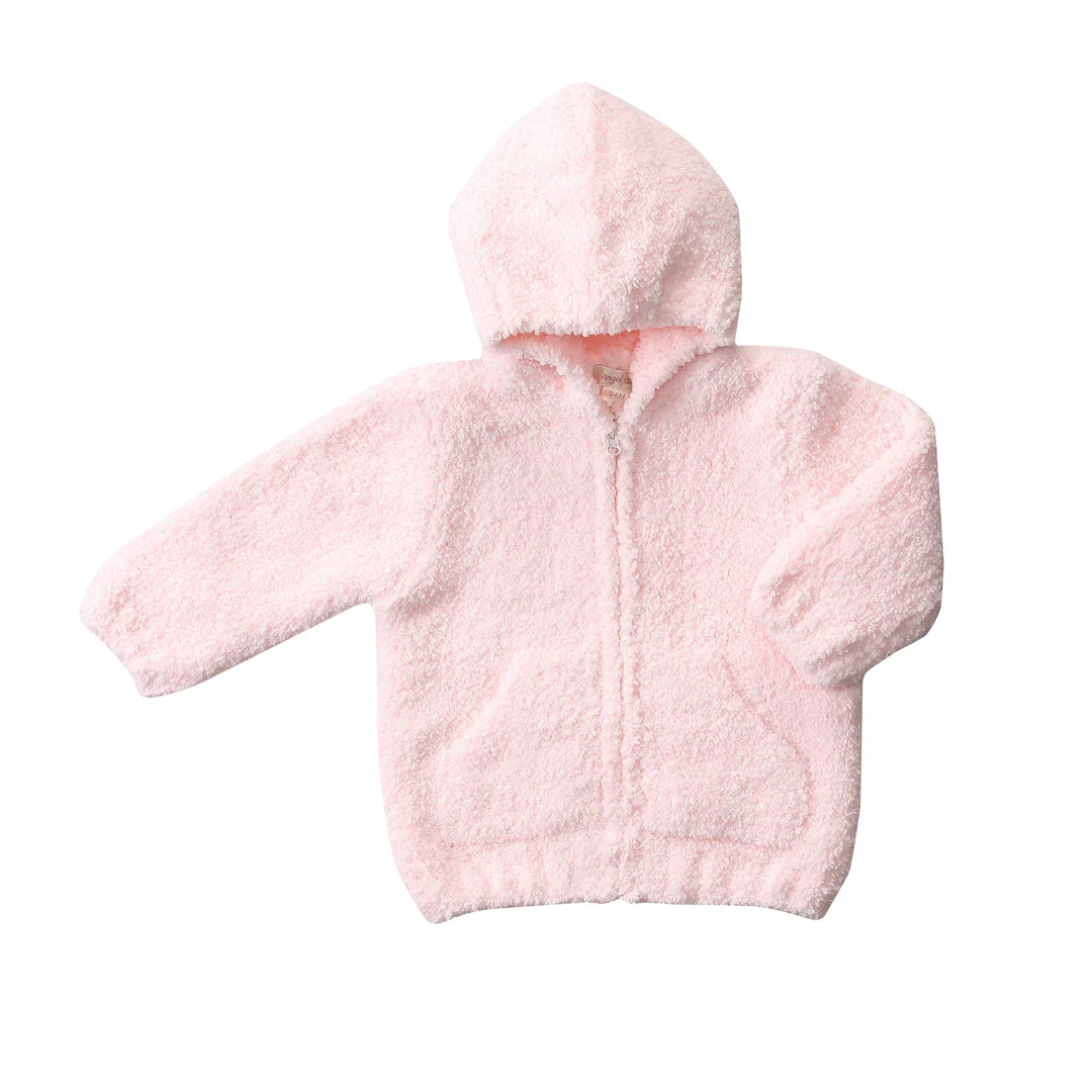 Chenille Hoodie-Pink