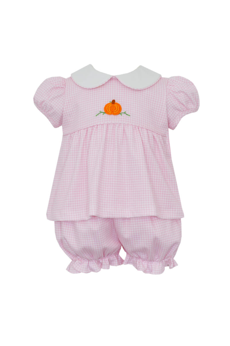 Pumpkin Girls Bloomer Set