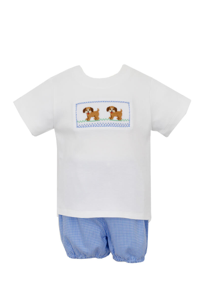 Boys Puppy Diaper Set