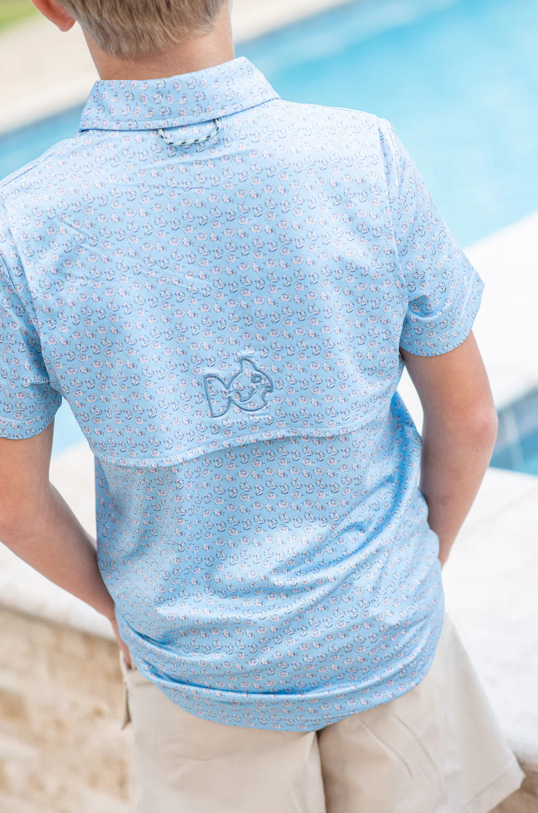 Pro Performance Polo - Oyster Print