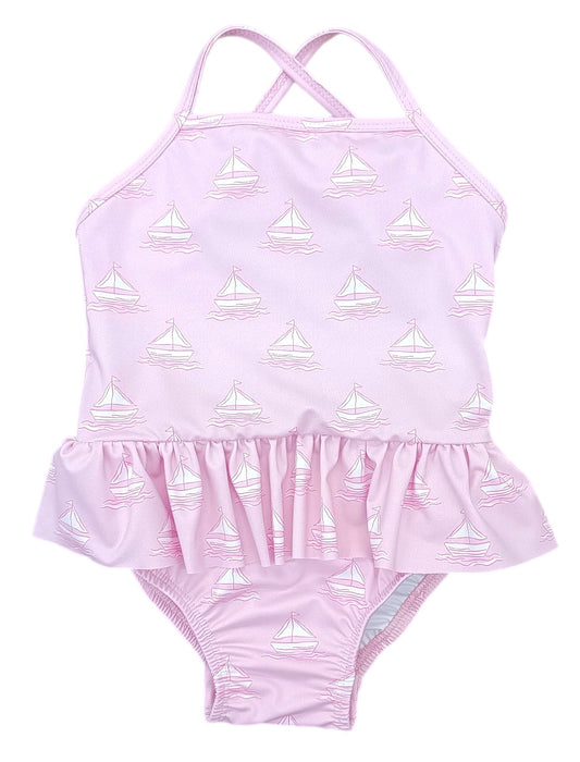 Lainey One Piece Swim- Set Sail