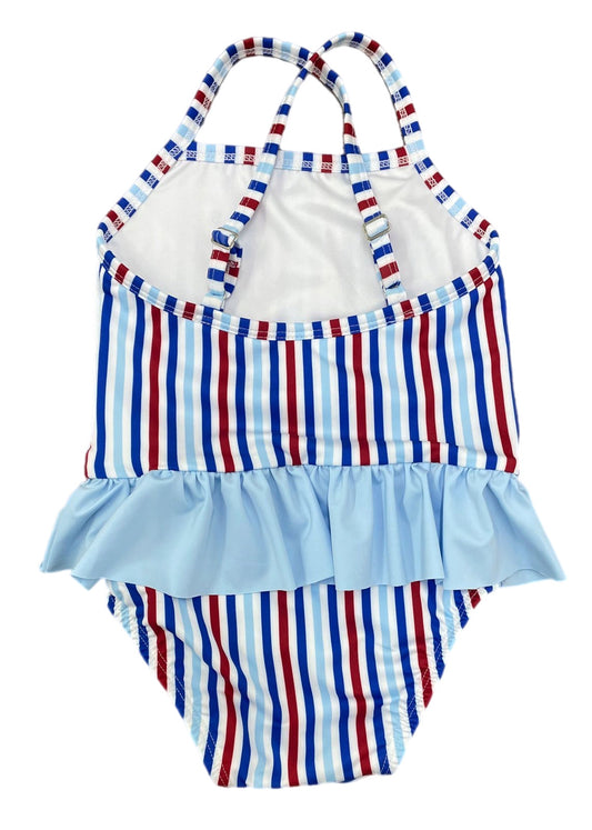 Lainey Swim-Patriotic Stripes