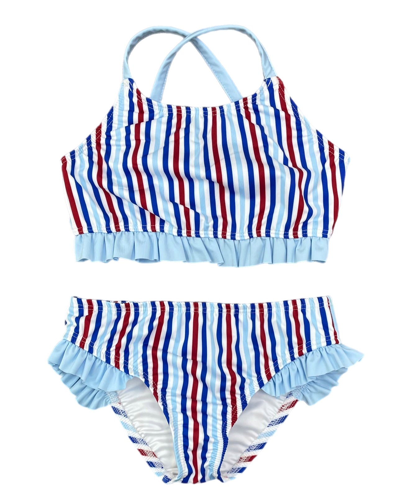 Lila Two Piece-Patriotic Stripes