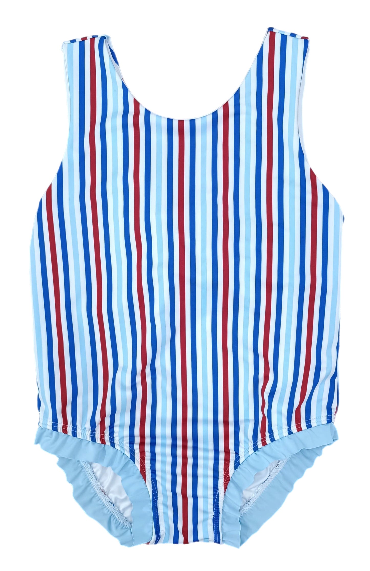 Lottie Swim-Patriotic Stripes