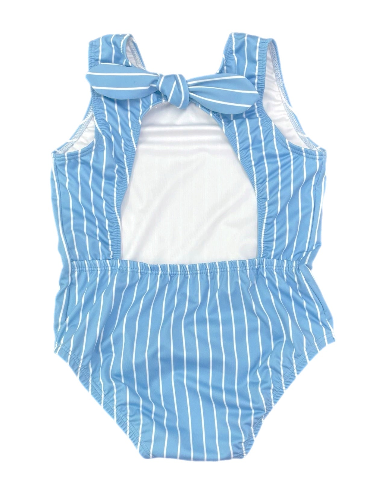 Maggy One Piece Swim-Blue Stripes