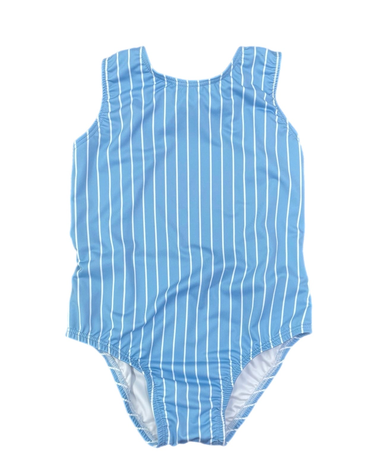 Maggy One Piece Swim-Blue Stripes