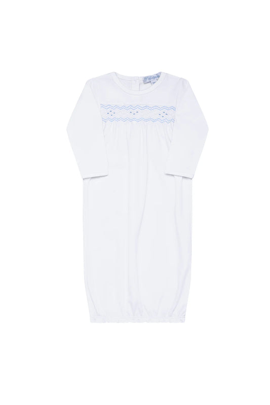 Nella Pima Smocked Boy Gown