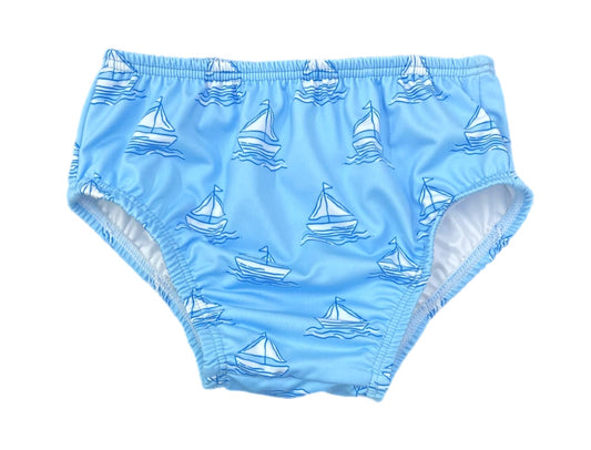 Sammy Diaper Cover- Set Sail