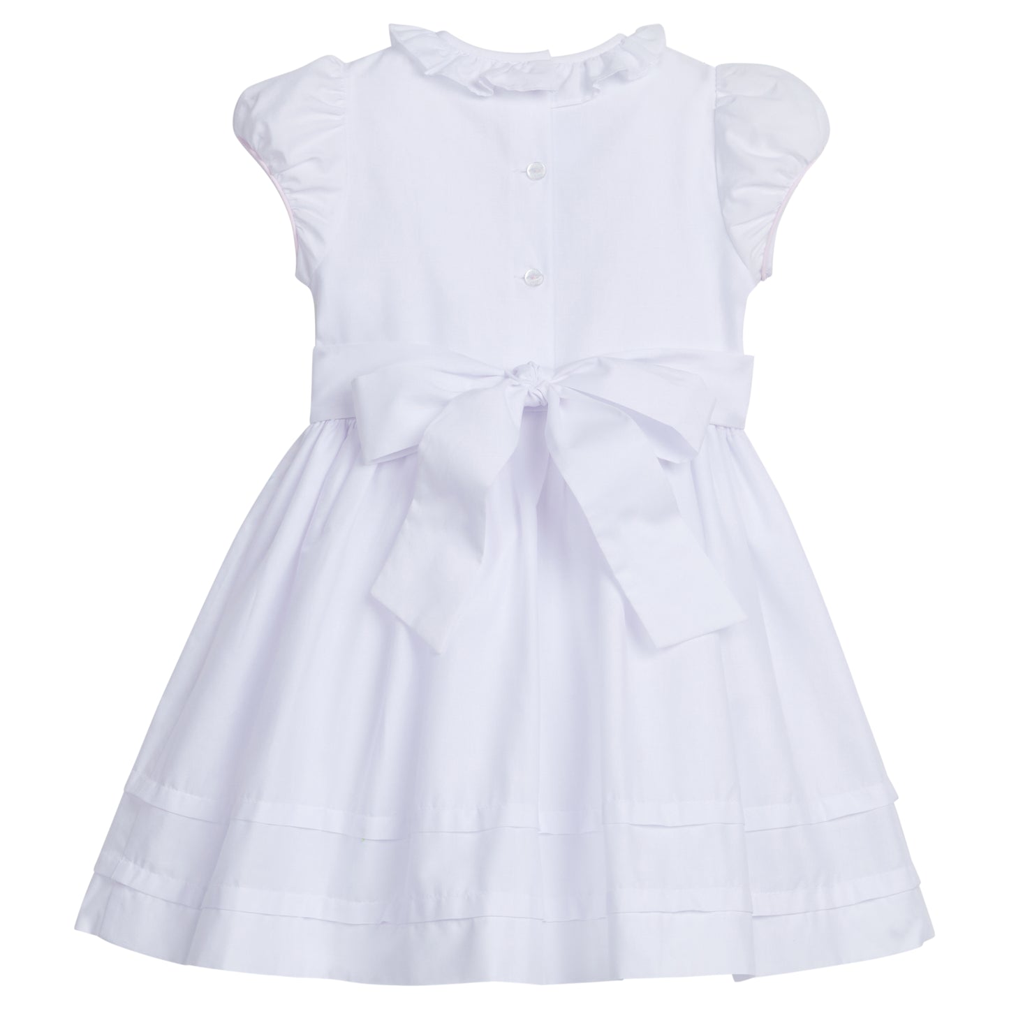 Smocked Clairborne Dress-Rosebuds