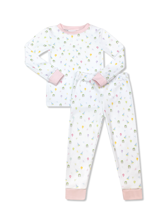 Sweet Pea PJ Set - Pink Party