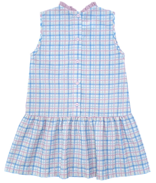 Sydney Dropwaist Dress- Pastel Plaid