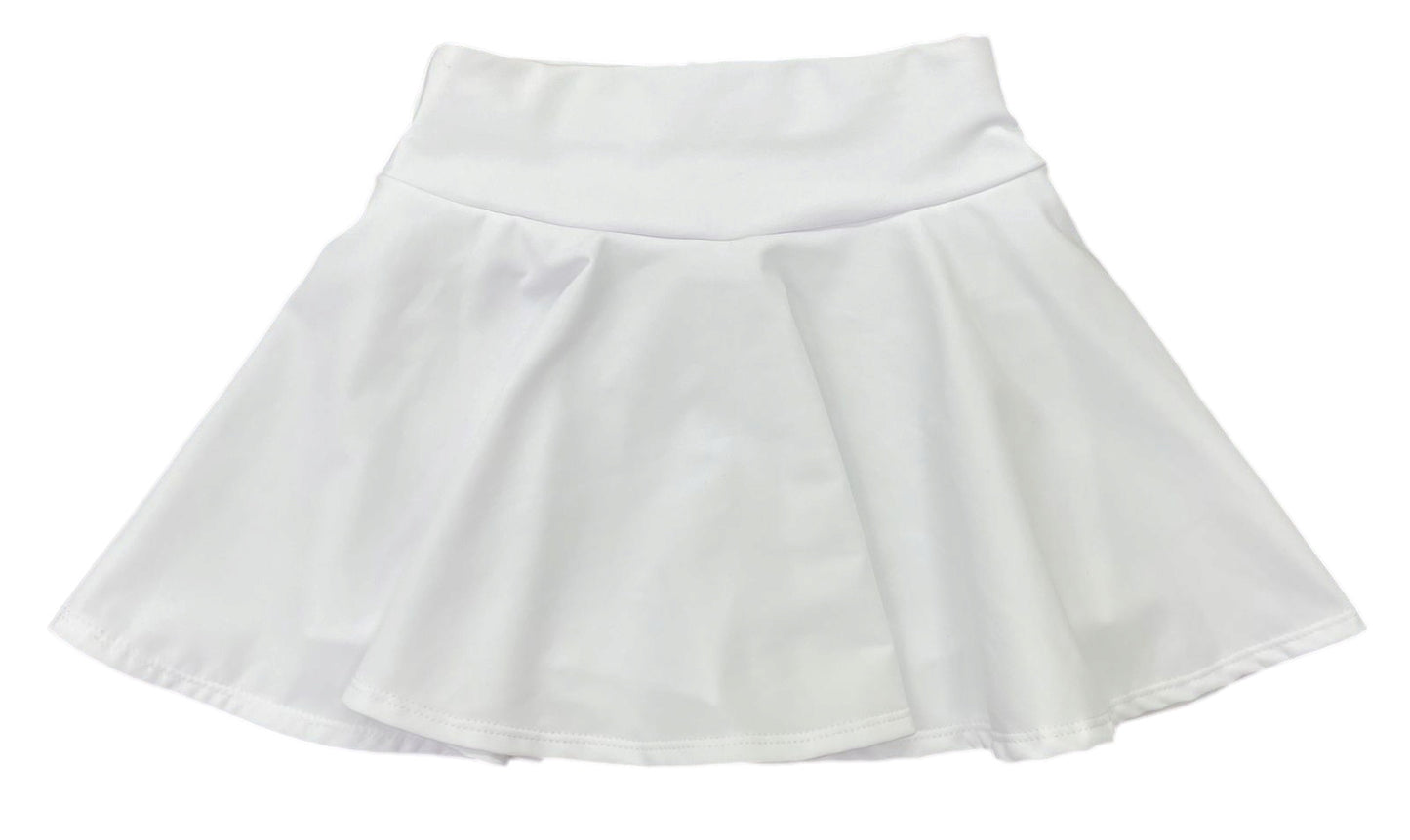 Be Elizabeth-Athleisure-White Tennis Skort