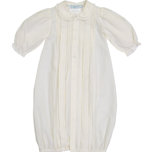 Ivory Girls Dot Take Me Home Gown and Hat