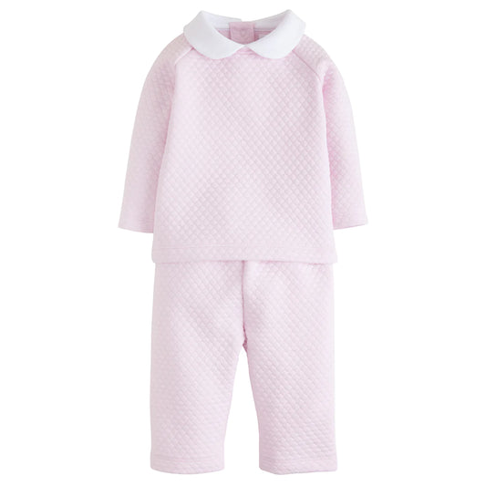 Little English- Quilted Pant Set