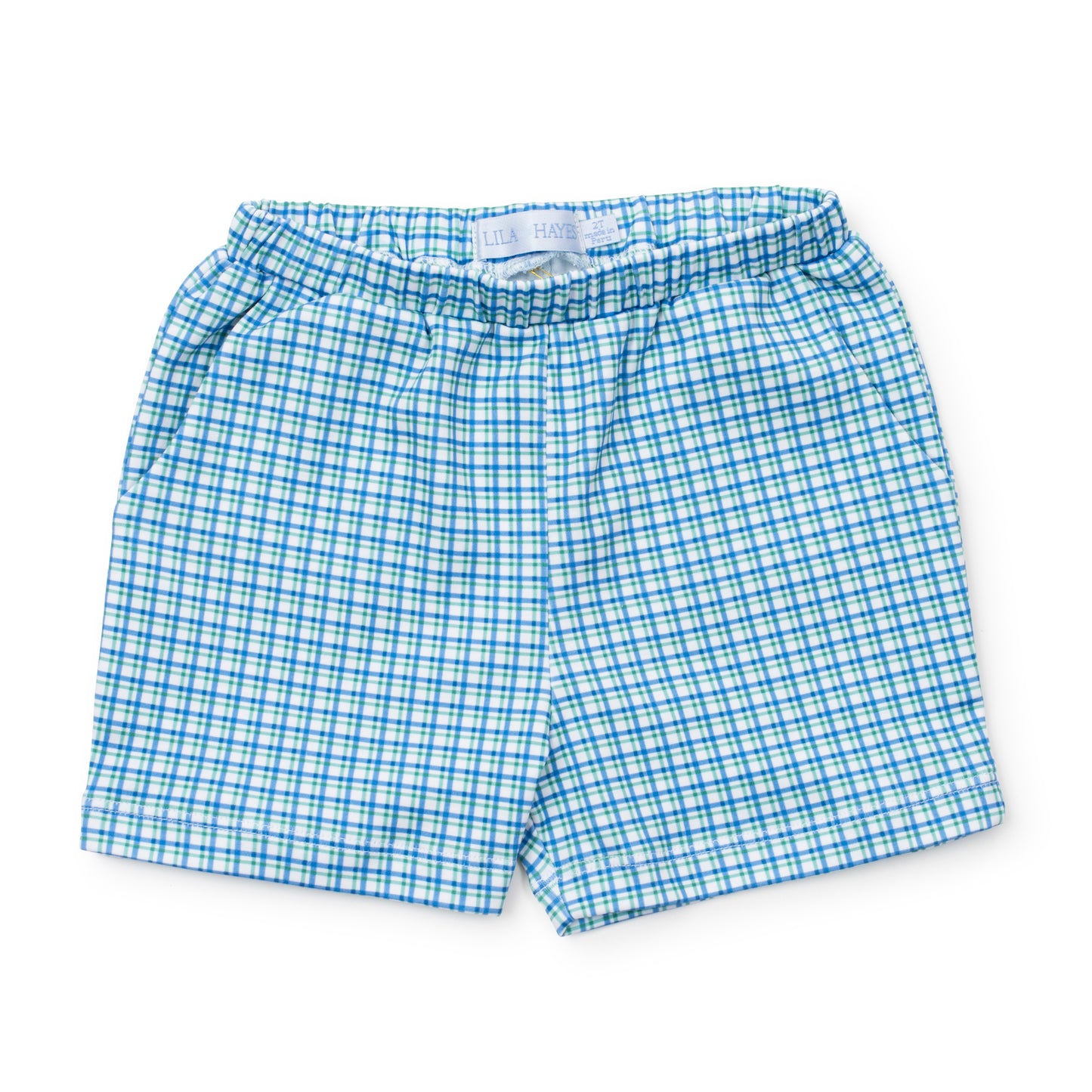Sawyer Pima Short-Hampton Plaid